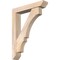 Ekena Millwork Balboa Slat Smooth Bracket w/ Offset Brace, Douglas Fir, 5 1/2"W x 28"D x 36"H BKT0604X28X36BOA06SDF - alternate 1